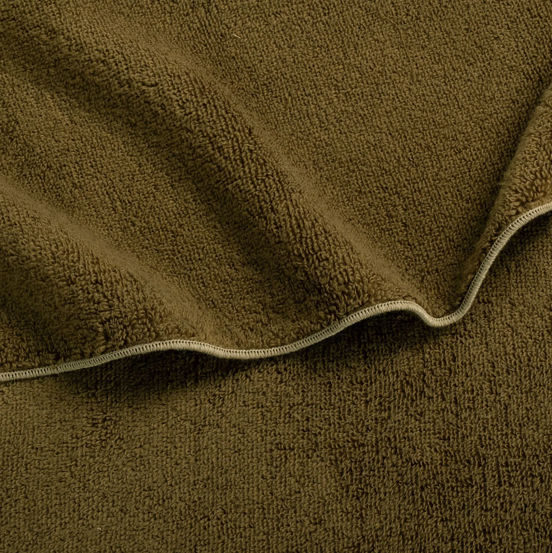 Drap de bain en coton 100x150cm - vert mousse