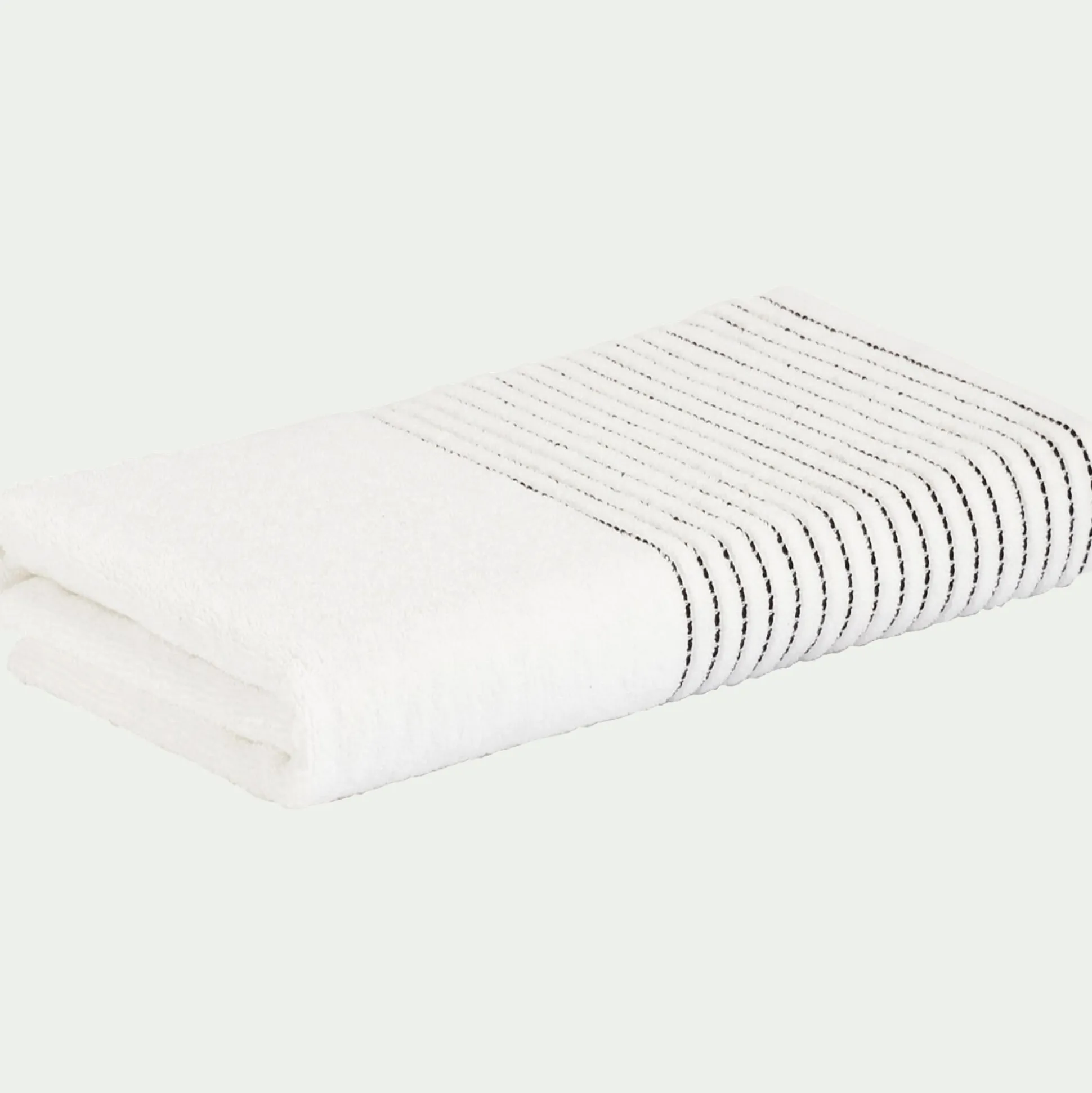Drap de douche en coton - blanc ventoux 70x140cm
