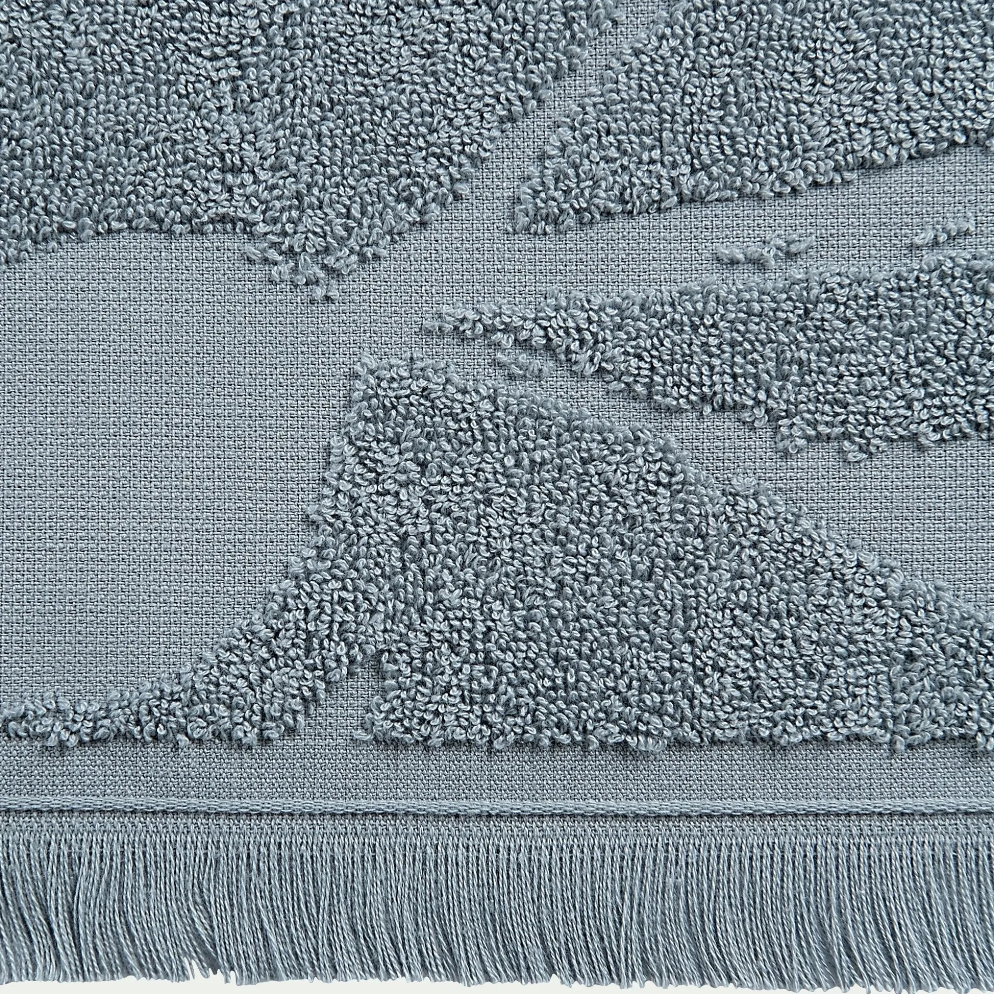 Drap de douche en coton - bleu calaluna 70x140cm