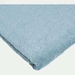 Drap de douche en coton peigné - bleu calaluna 70x140cm