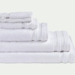 Drap de douche qualité hôtelière en coton - blanc 70x140cm
