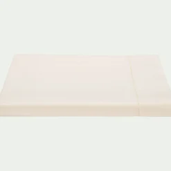 Drap plat en coton bio 270x300cm - blanc ventoux