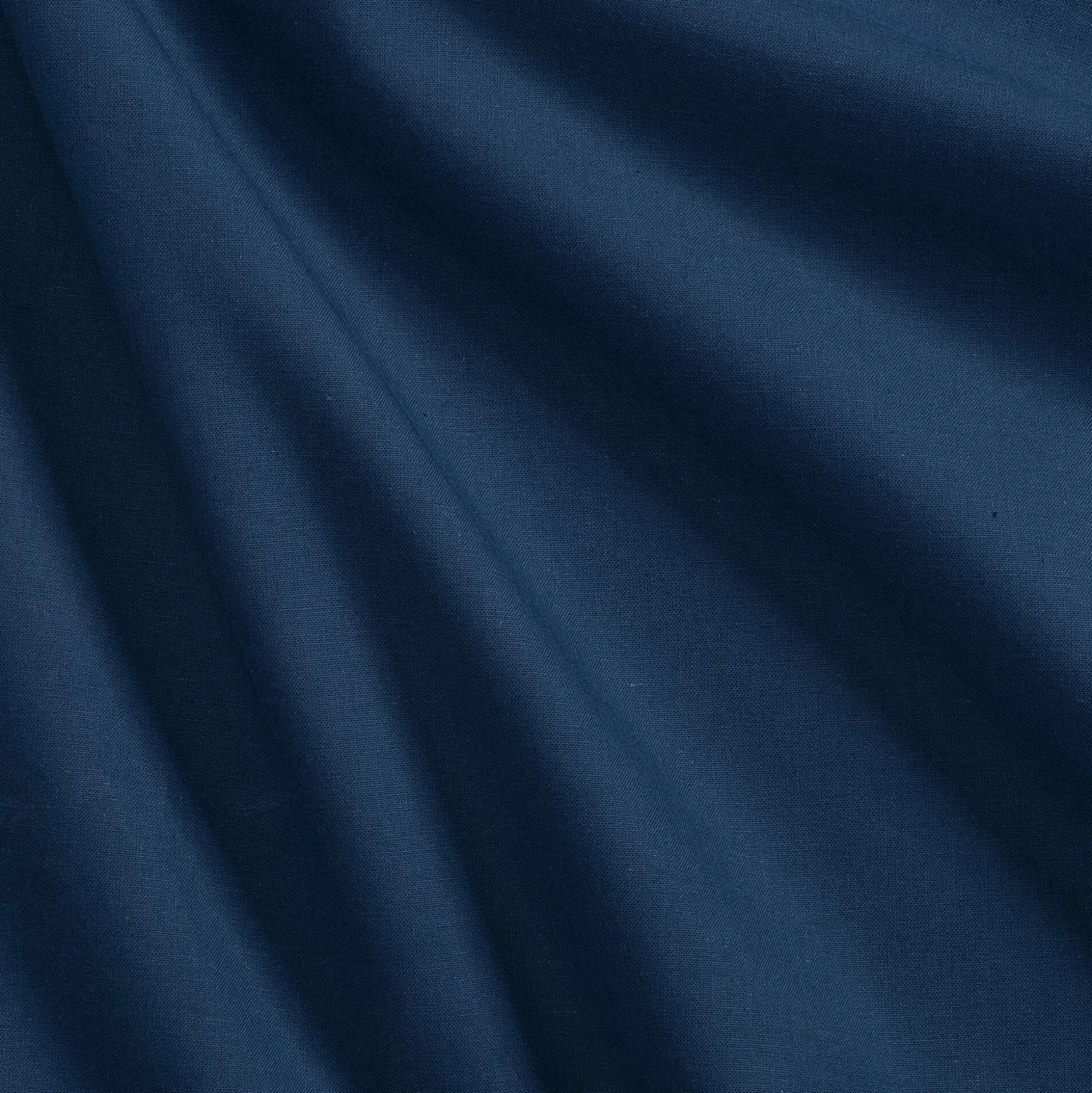 Drap plat en coton bio 270x300cm - bleu abysse