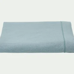 Drap plat en coton 270x300cm - bleu calaluna