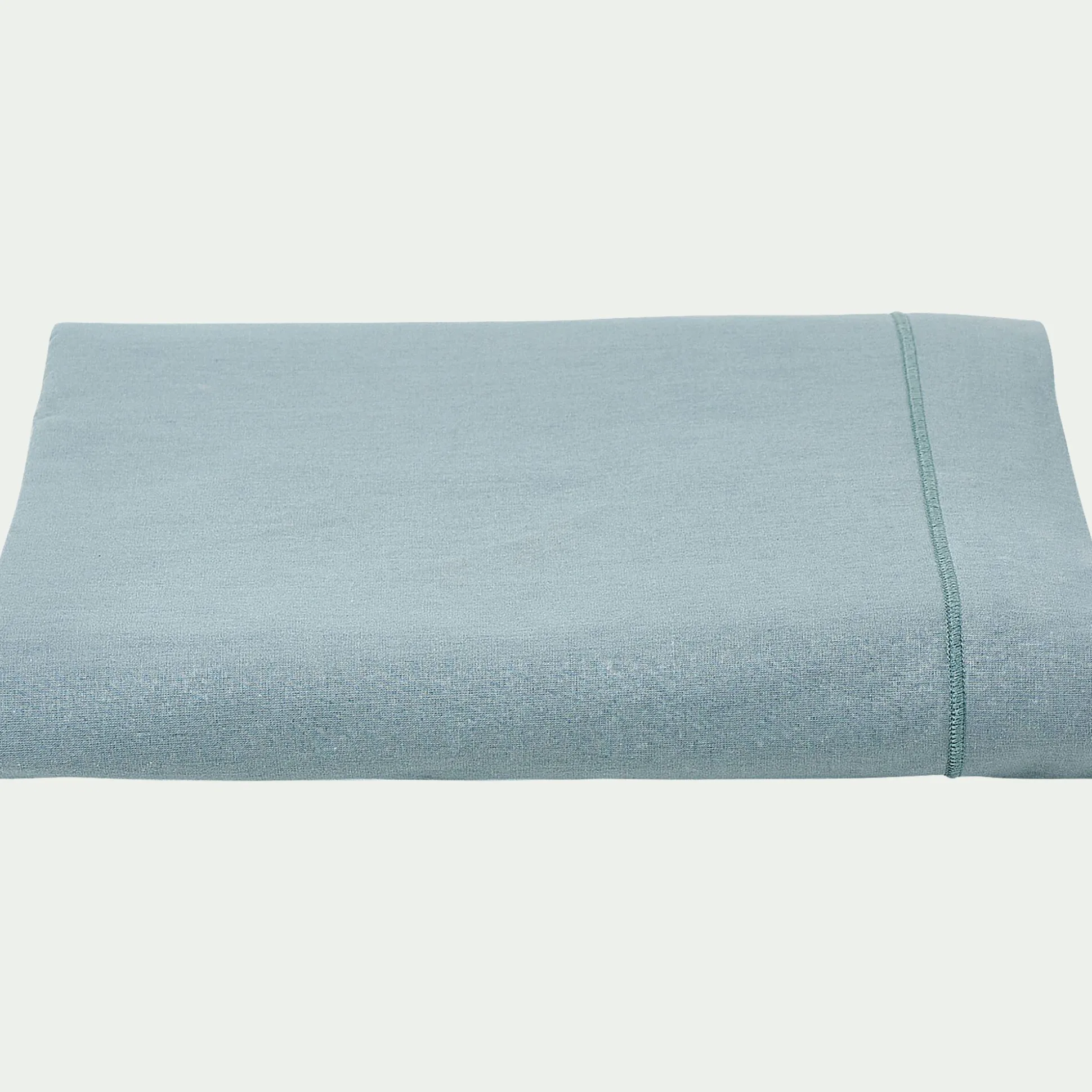Drap plat en coton 270x300cm - bleu calaluna
