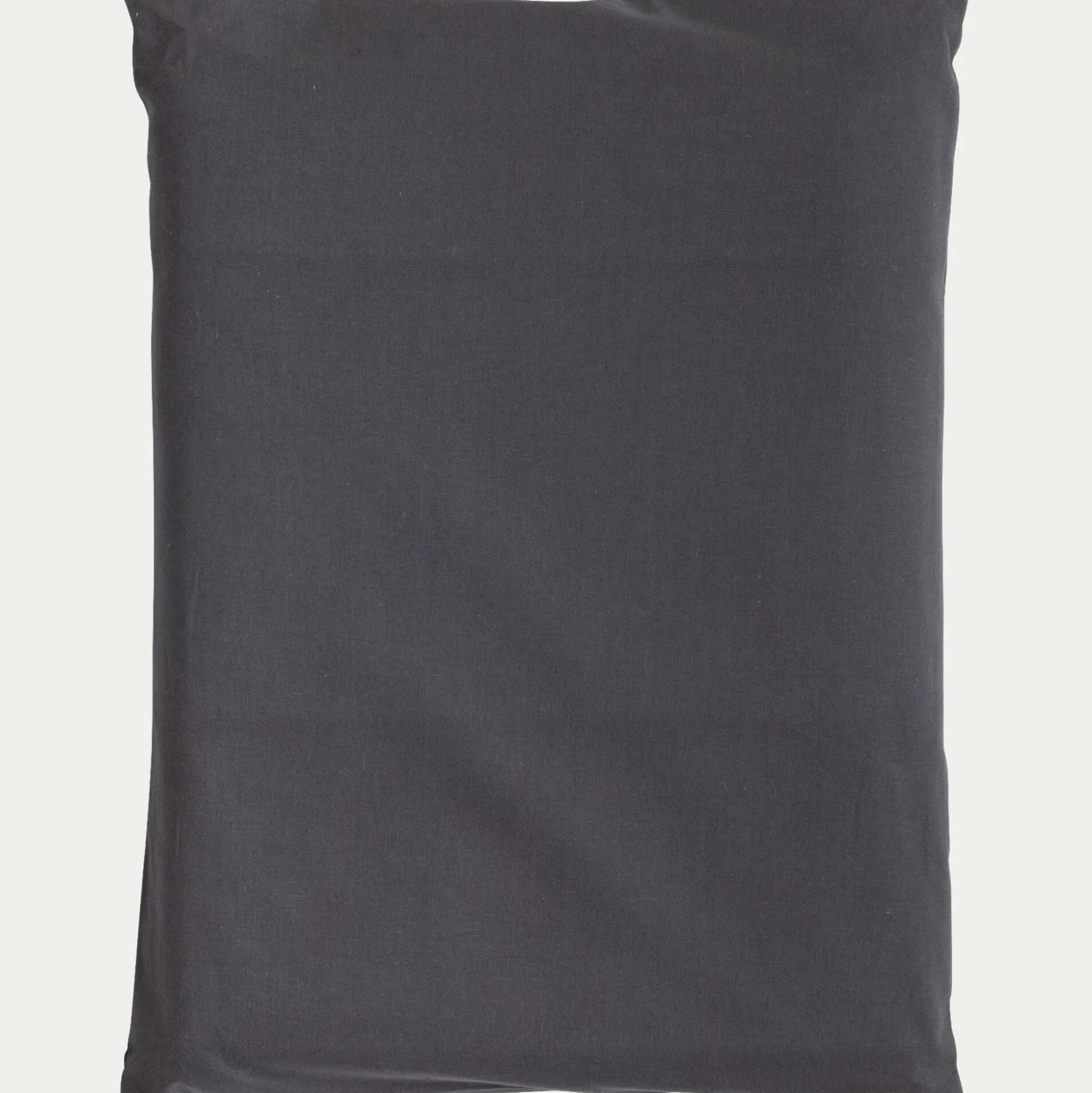 Drap plat en coton 270x300cm - gris ardoise