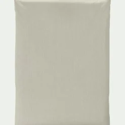 Drap plat en coton 270x300cm - vert olivier