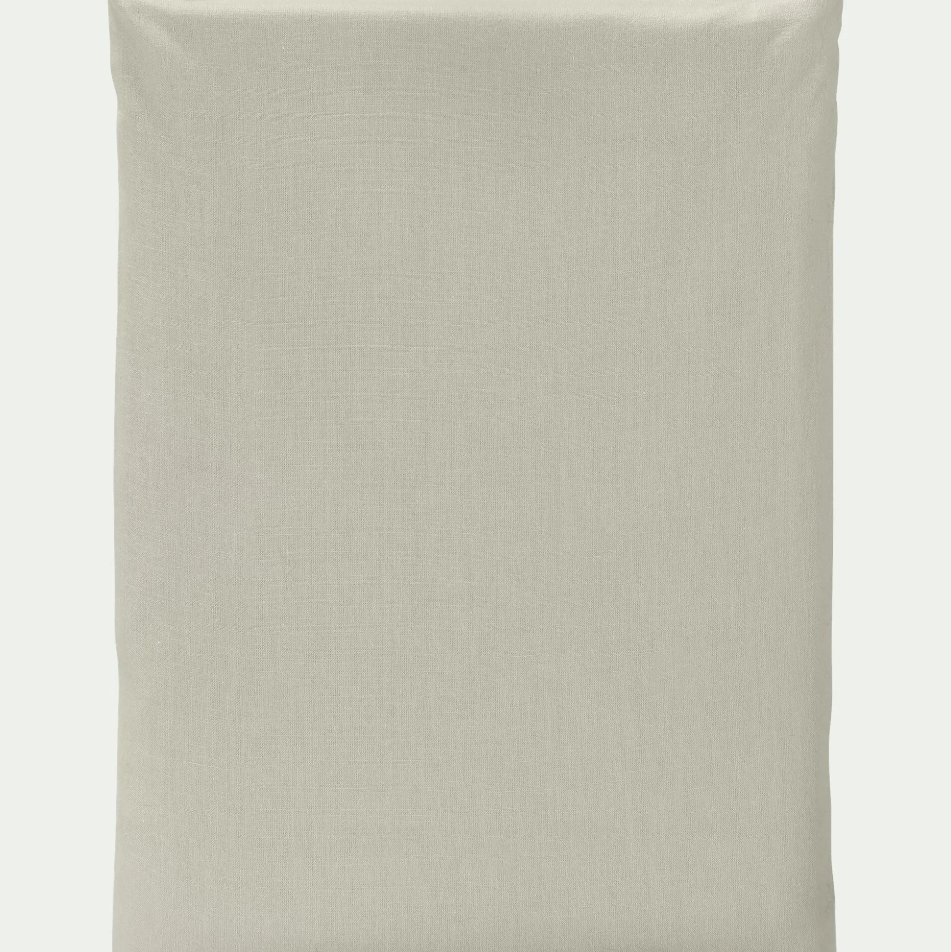 Drap plat en coton 270x300cm - vert olivier
