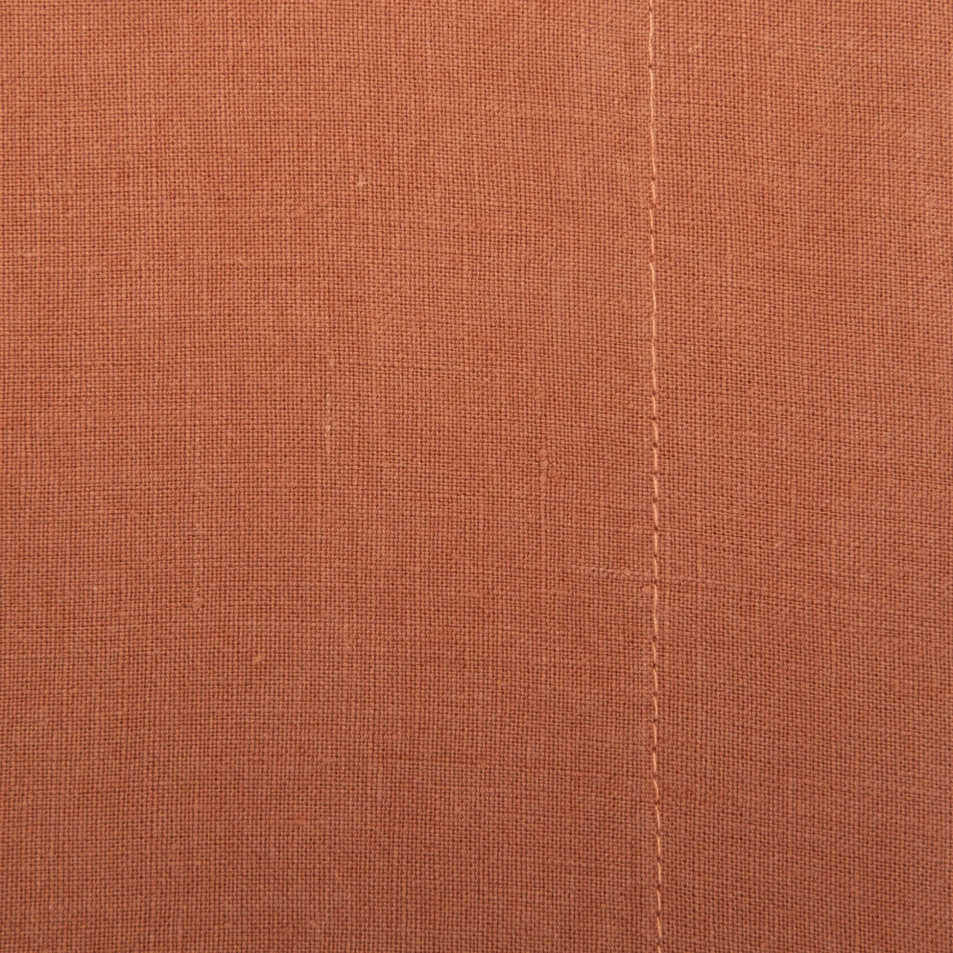 Drap plat en lin lavé 270x300cm - marron rustrel
