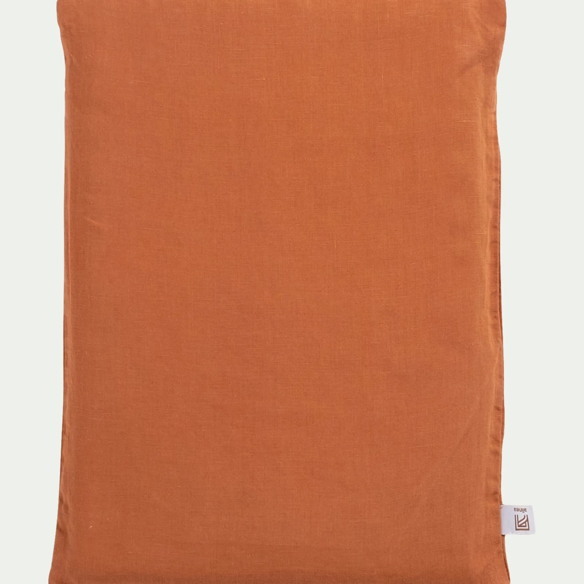 Drap plat en lin lavé 270x300cm - marron rustrel