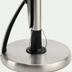 Dérouleur pour essuie-tout vertical en inox - argenté H32cm
