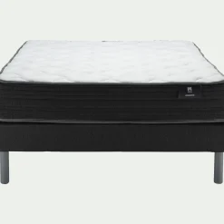 Ensemble matelas alinea équilibré à ressorts et sommier tapissier ferme