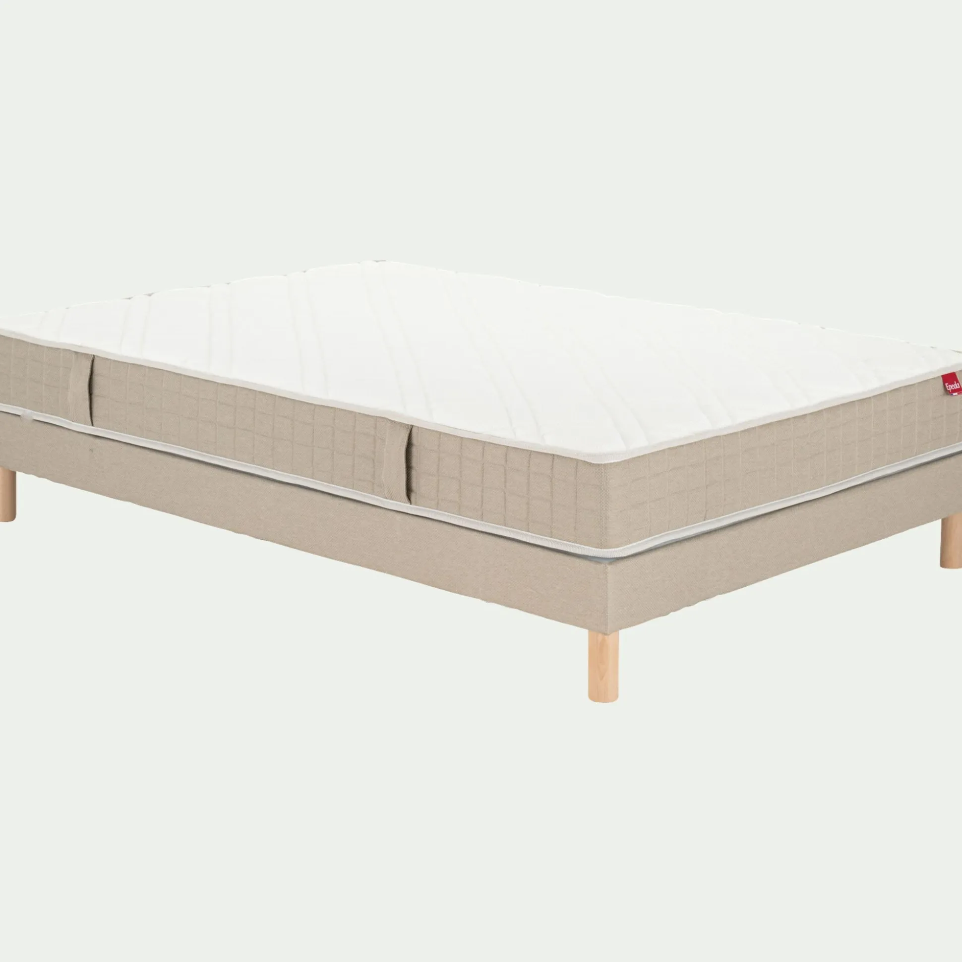 Ensemble matelas ferme à ressorts et sommier ferme