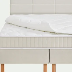 Ensemble matelas ressorts+sommier ferme Epeda H68cm 2x90x200cm - beige