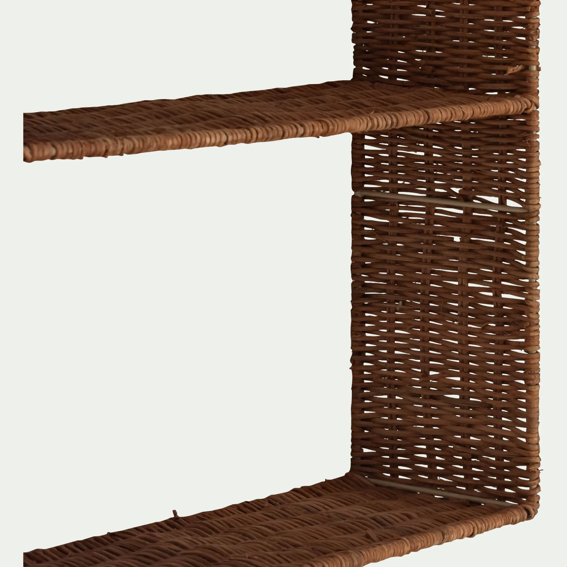 Etagère murale en rotin L40xH72cm - naturel