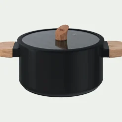 Faitout en aluminium D24cm - noir