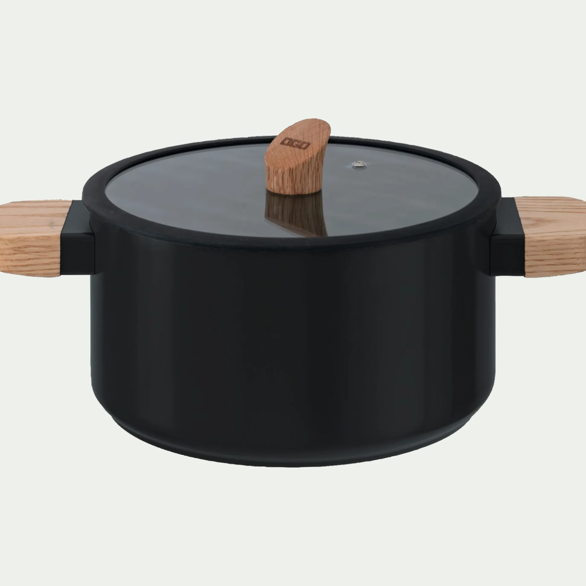 Faitout en aluminium D24cm - noir