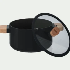 Faitout en aluminium D24cm - noir