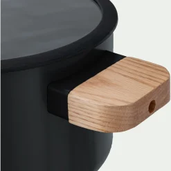 Faitout en aluminium D24cm - noir