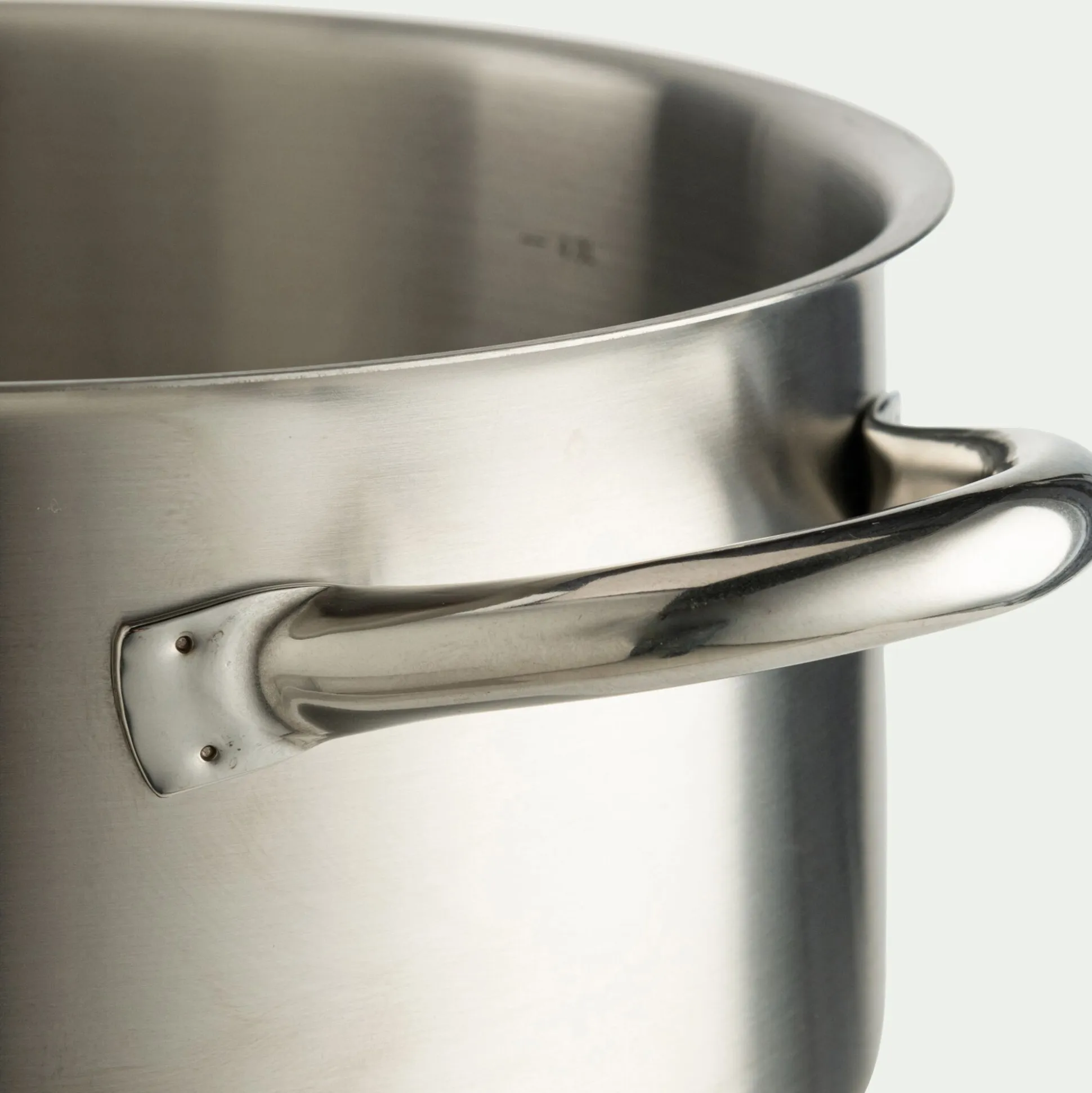 Faitout en inox De Buyer - argenté D24cm (tous feux dont induction)