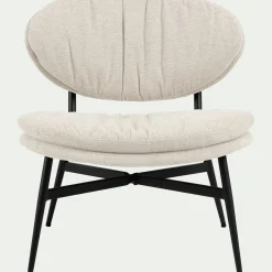 Fauteuil en tissu - beige alpilles