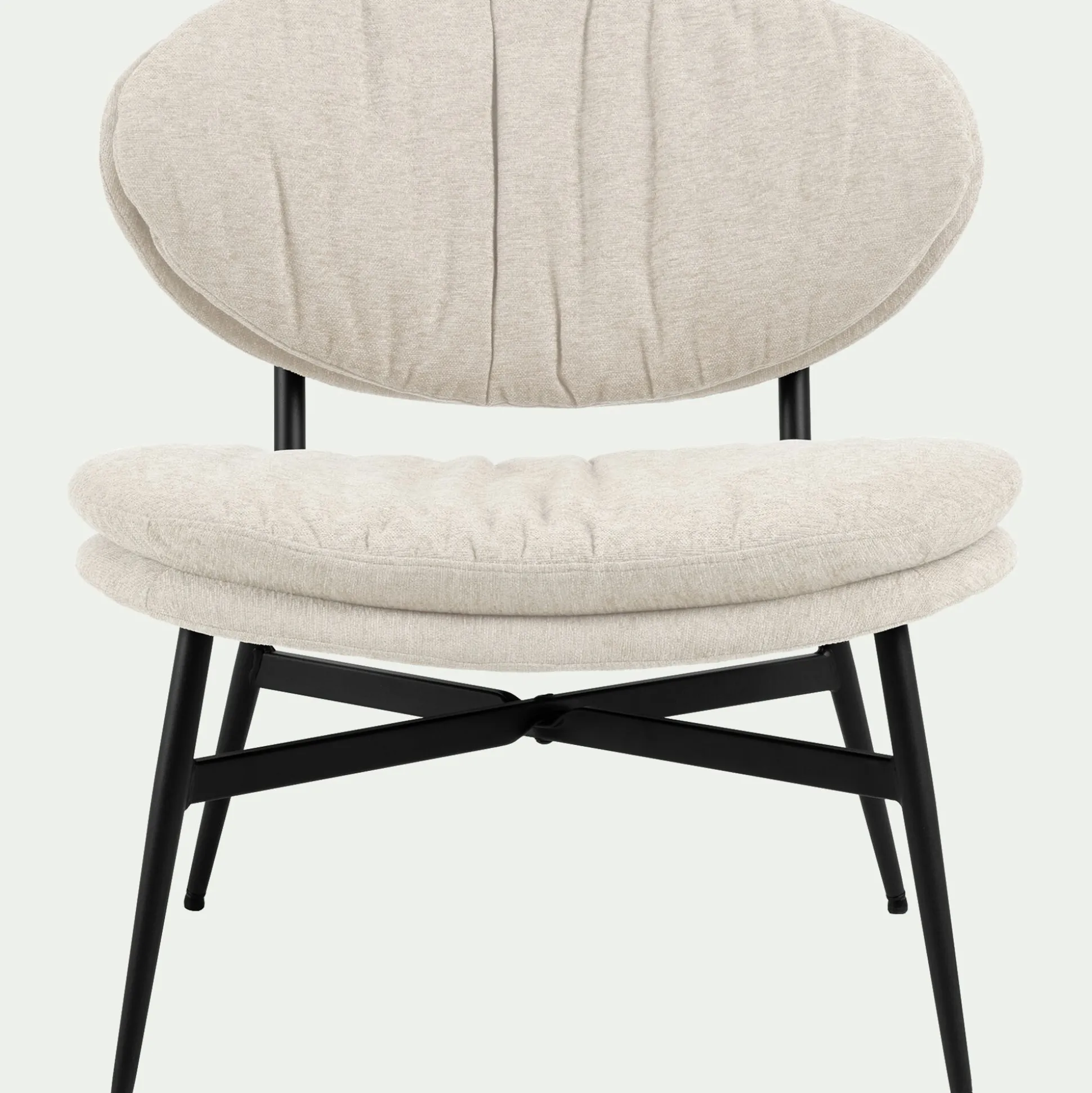 Fauteuil en tissu - beige alpilles