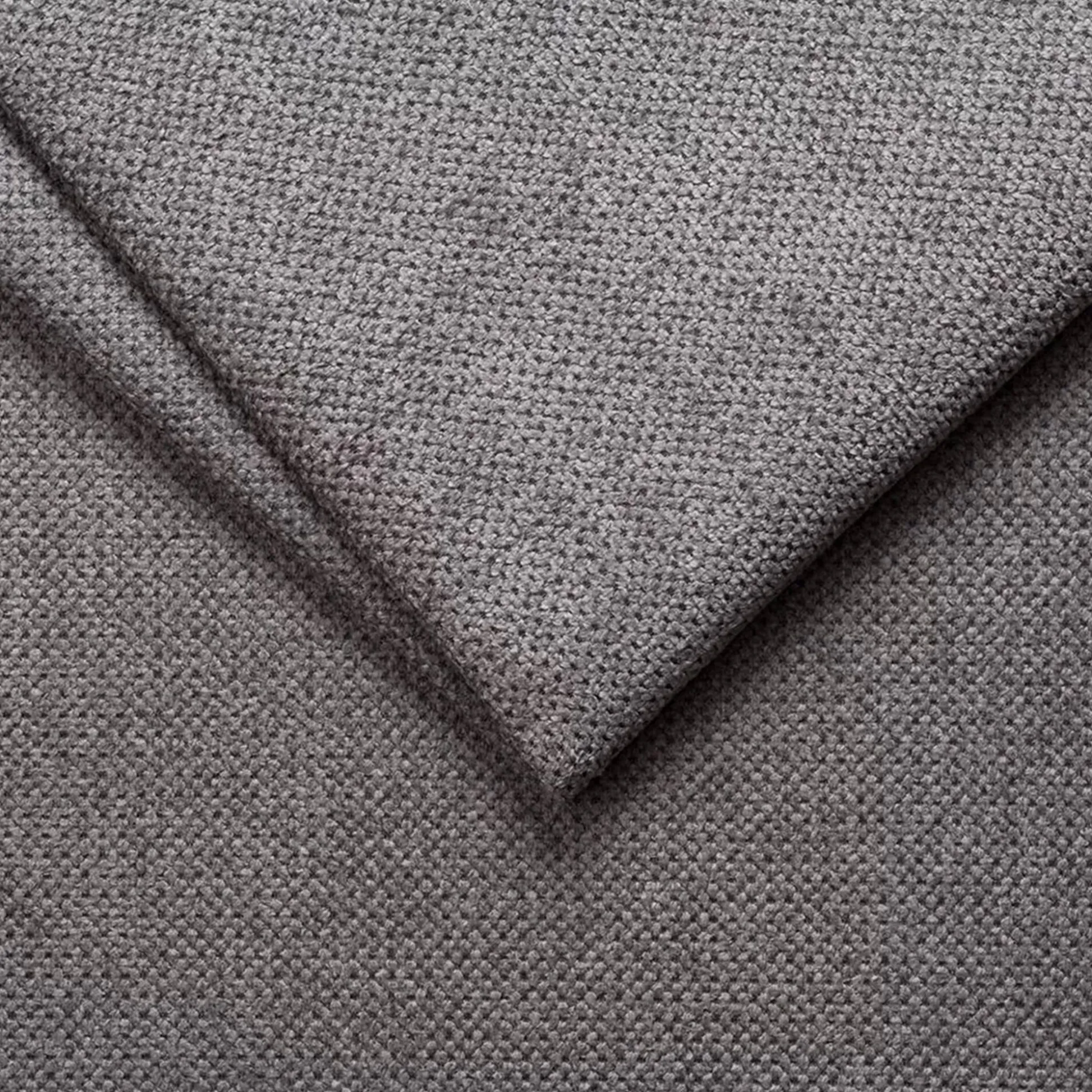 Fauteuil en tissu crown - gris restanque