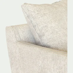 Fauteuil en tissu genesis - blanc ventoux