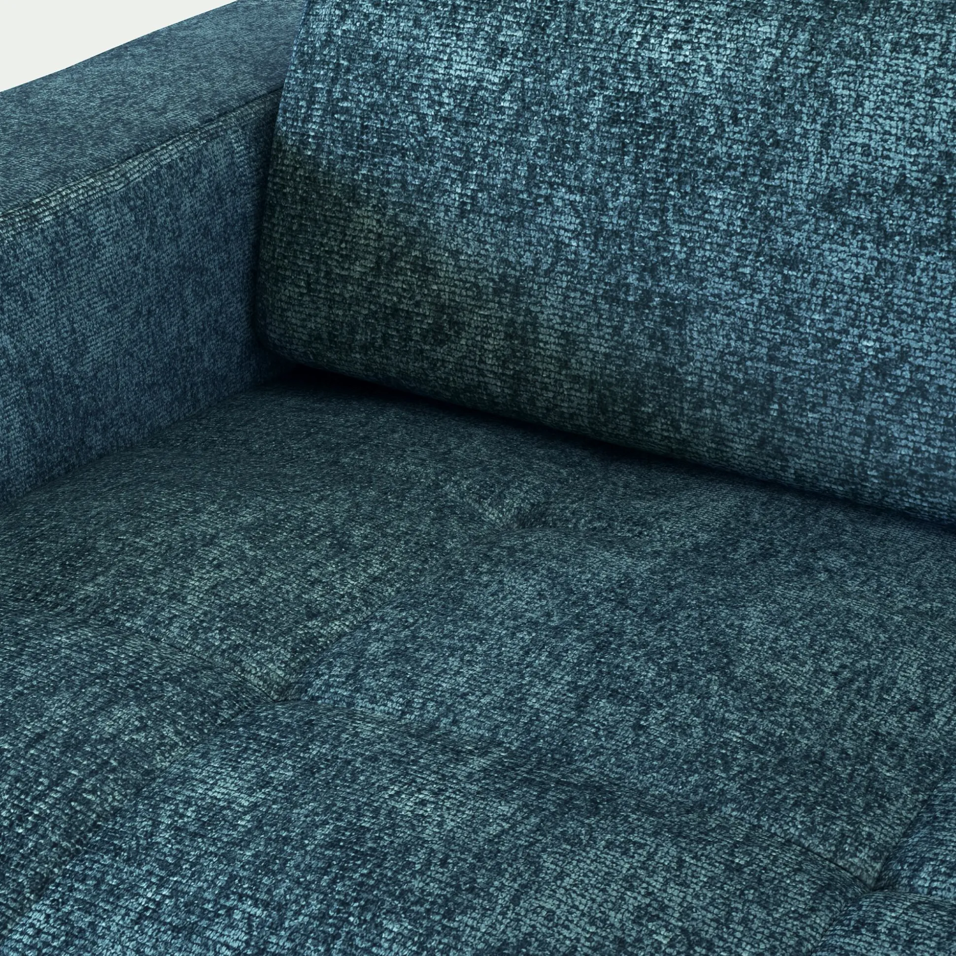 Fauteuil en tissu Genesis - bleu figuerolles