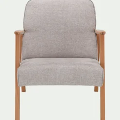 Fauteuil en tissu Loft - beige roucas