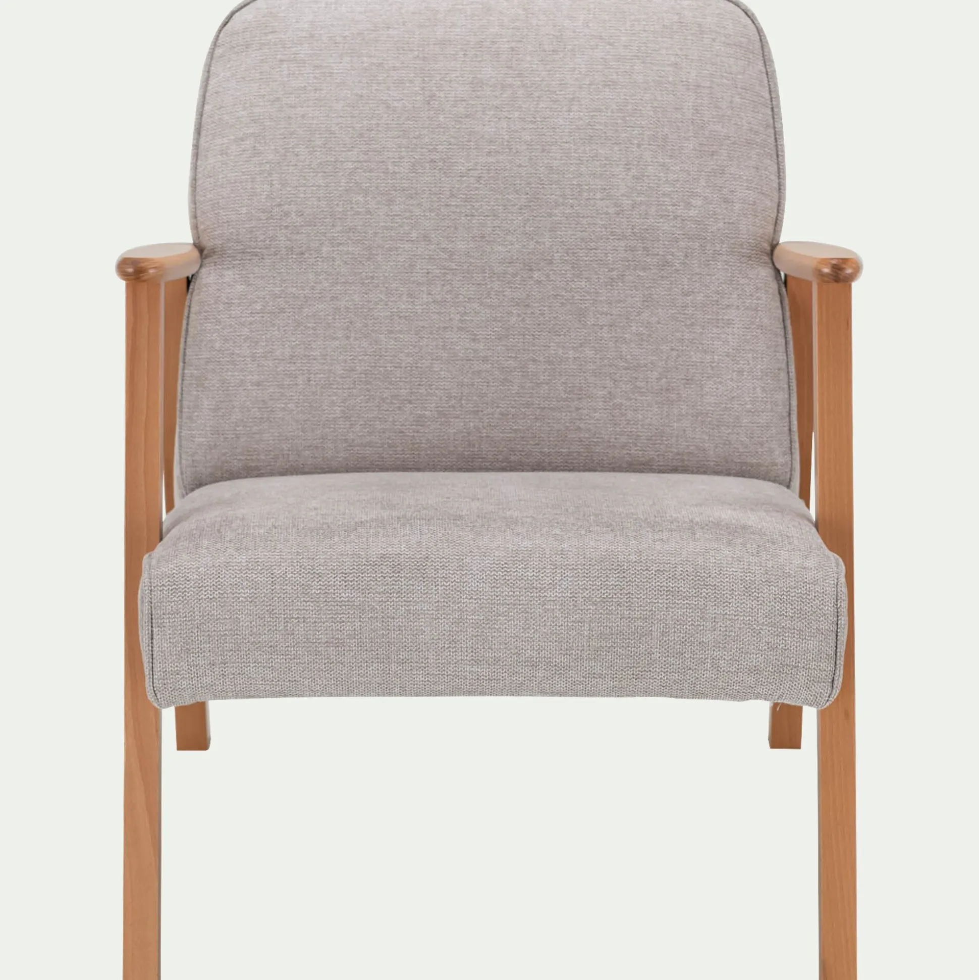 Fauteuil en tissu Loft - beige roucas