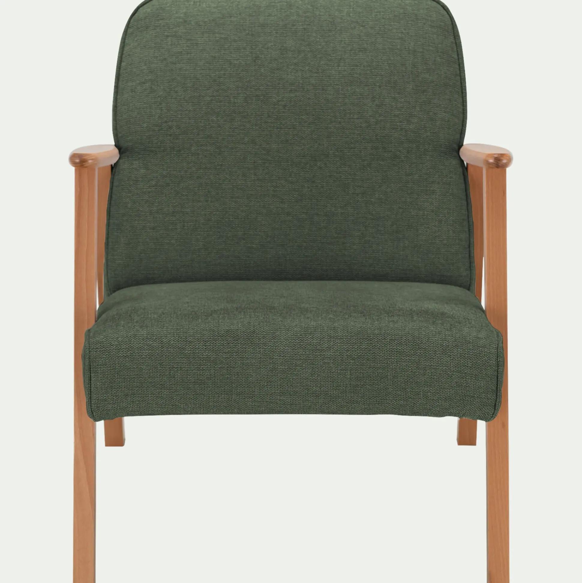 Fauteuil en tissu Loft - vert cèdre