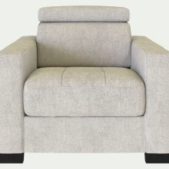 Fauteuil en tissu Monclar - beige roucas