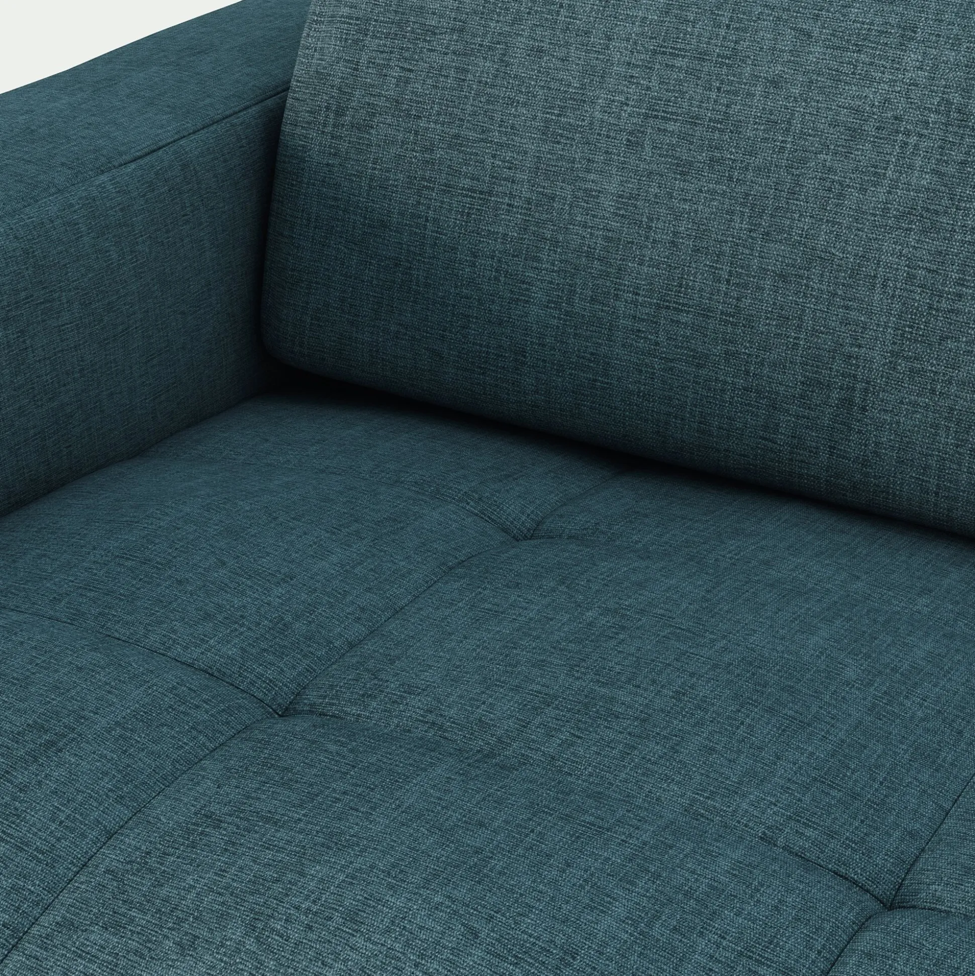 Fauteuil en tissu Monclar - bleu niolon
