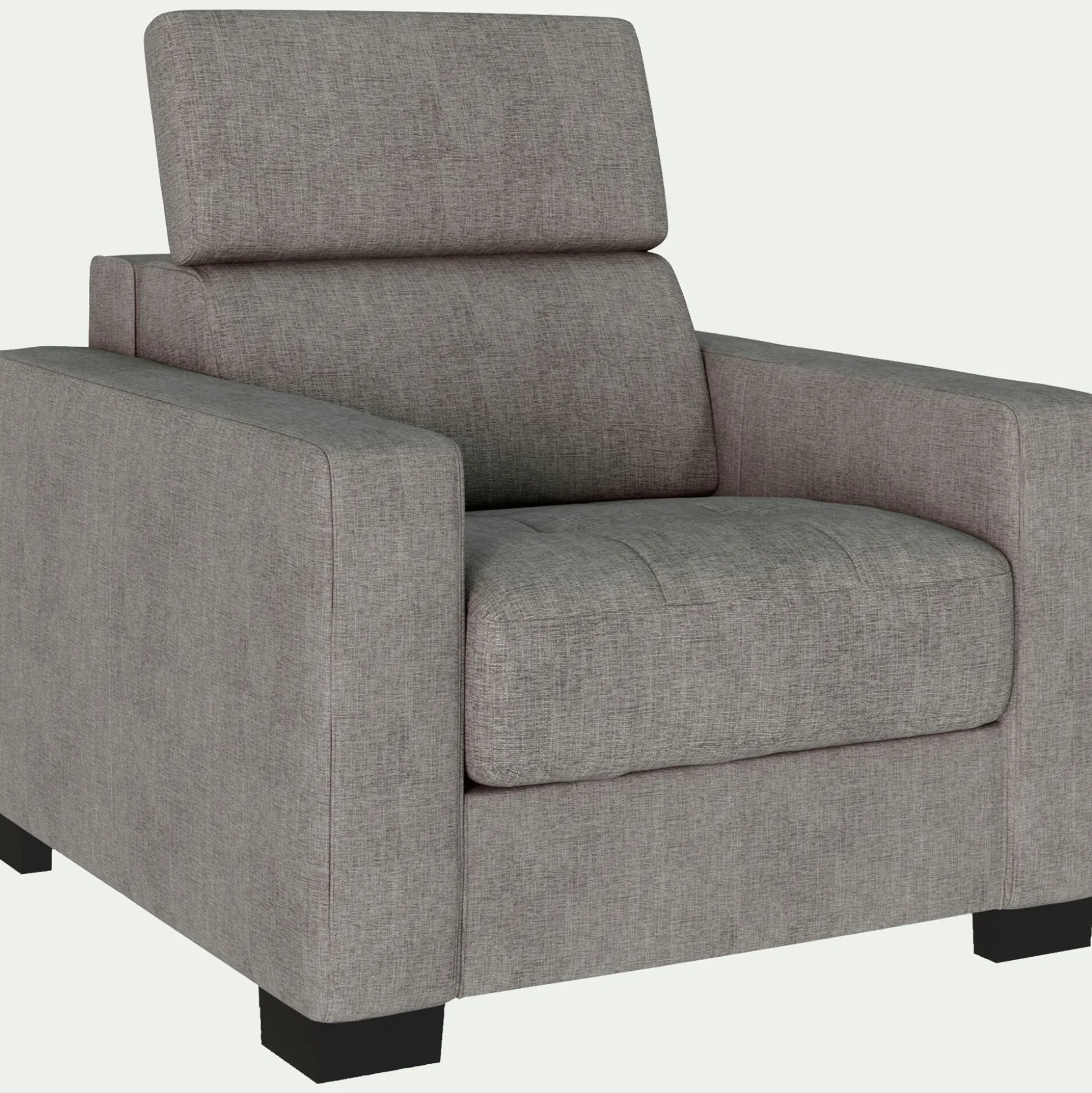 Fauteuil en tissu Monclar - taupe