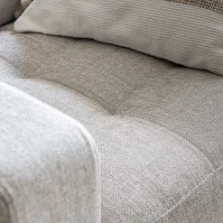 Fauteuil en tissu pop - beige