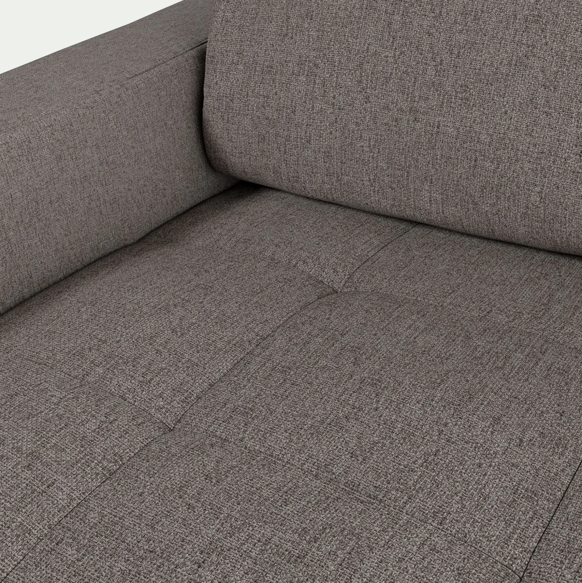 Fauteuil en tissu pop - taupe