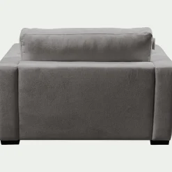 Fauteuil fixe en tissu Bloq - gris