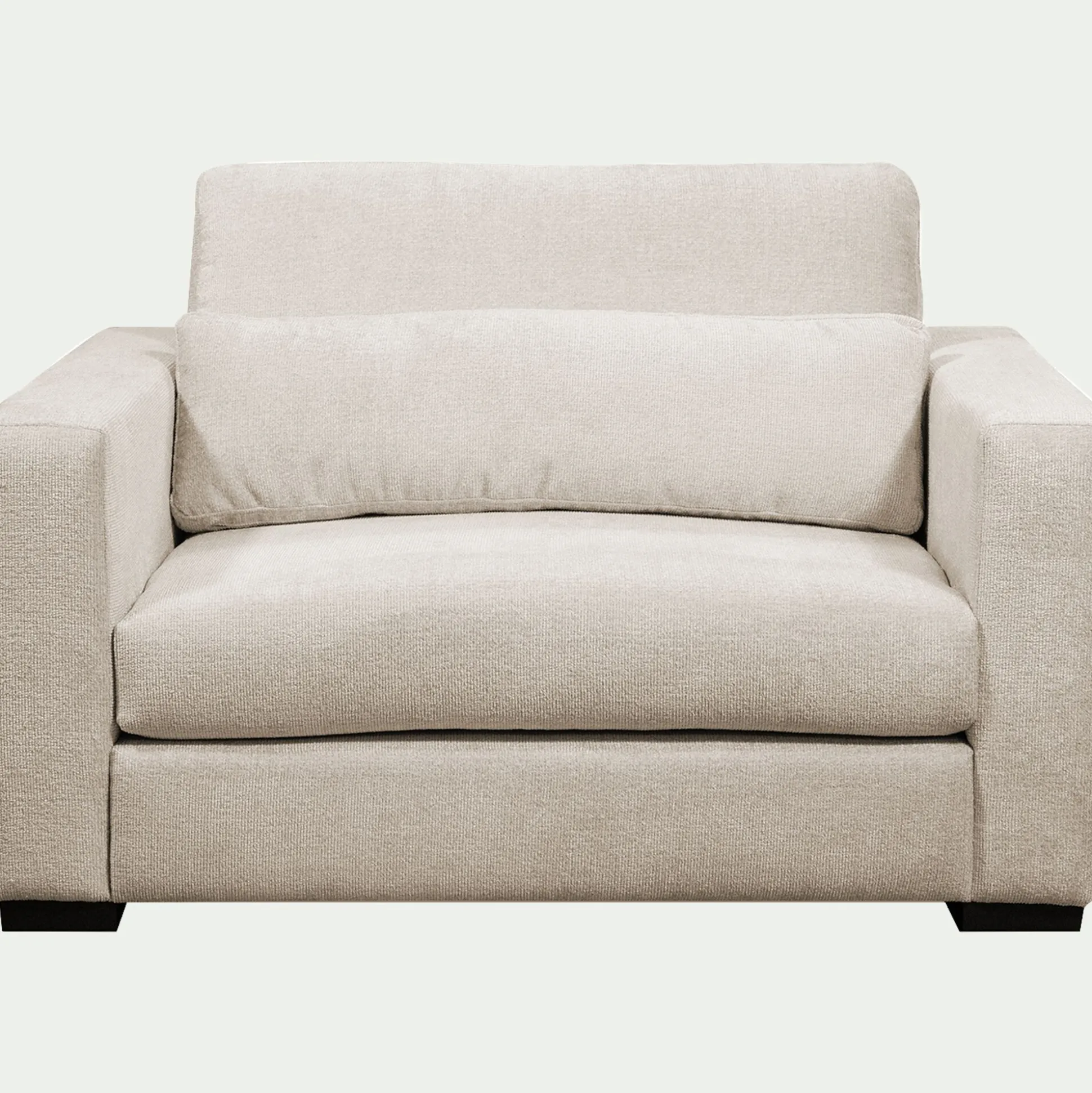 Fauteuil fixe en tissu Genesis 1,5 places - beige