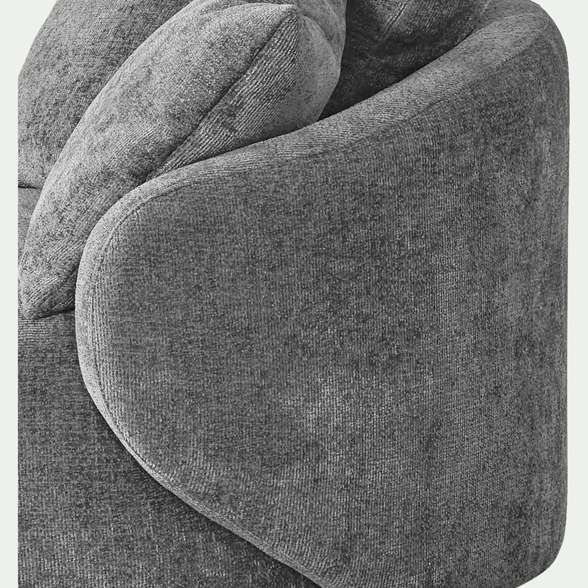 Fauteuil pivotant en tissu Genesis - gris borie