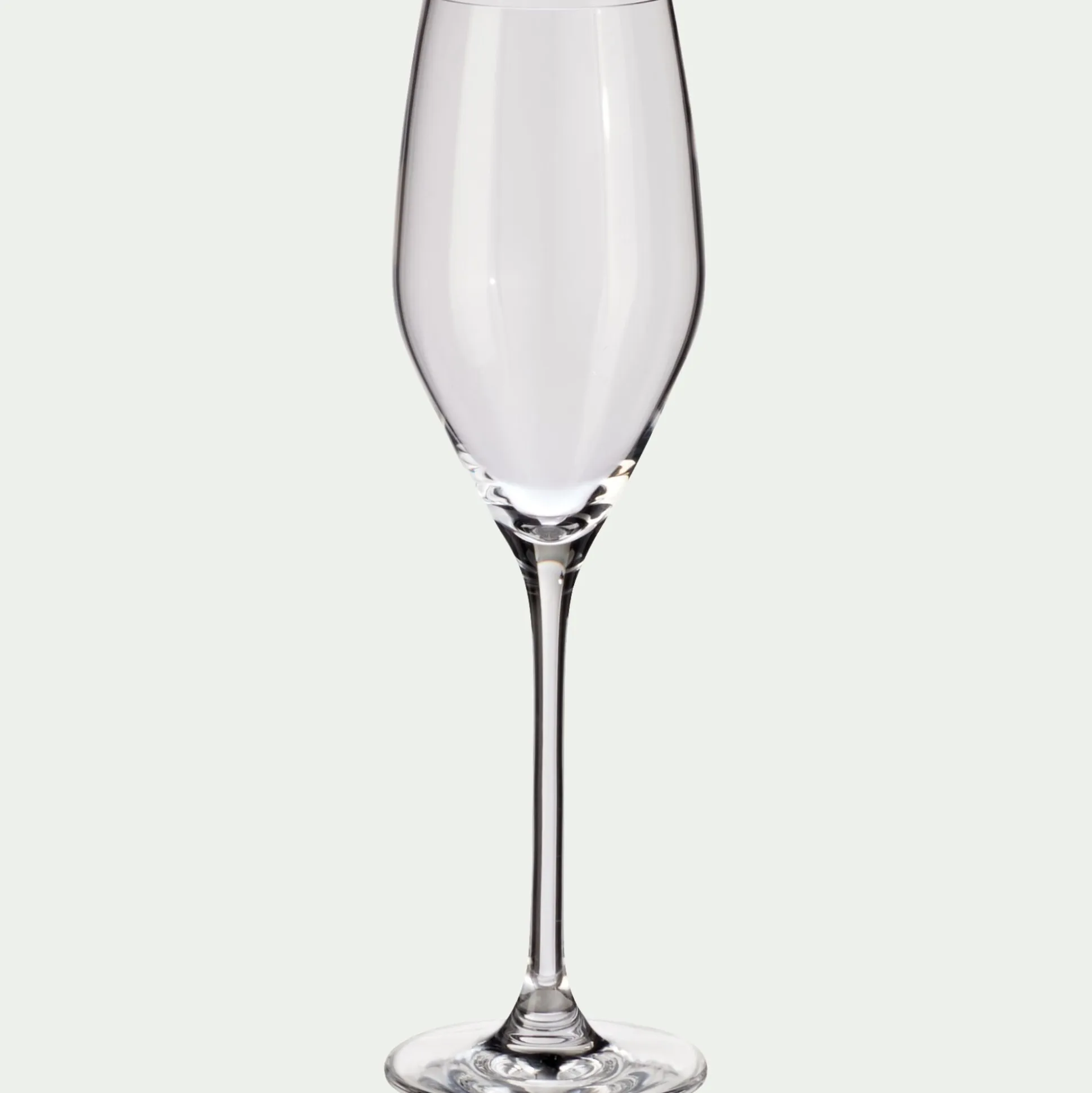 Flûte à champagne en cristallin 17cl - transparent