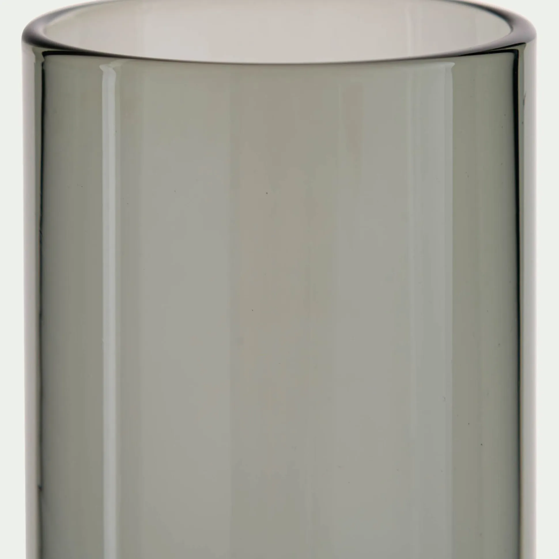 Flûte à champagne en verre 18,5cl - gris