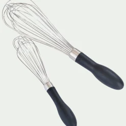 Fouet en inox 28cm - noir
