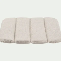 Galette de chaise indoor & outdoor en tissu déperlant - beige alpilles