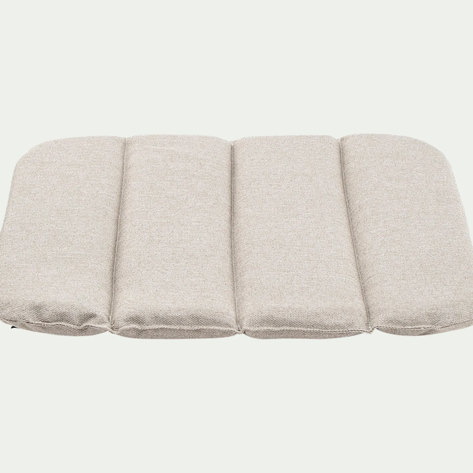 Galette de chaise indoor & outdoor en tissu déperlant - beige alpilles