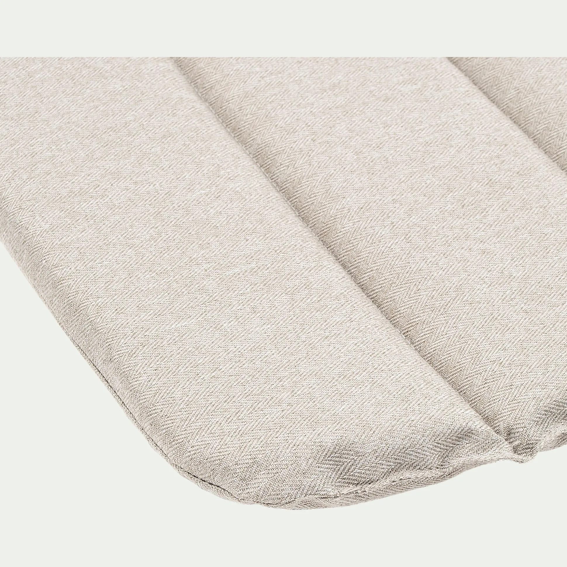 Galette de chaise indoor & outdoor en tissu déperlant - beige alpilles