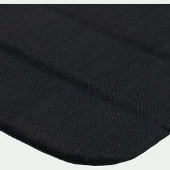 Galette de chaise indoor & outdoor en tissu déperlant - gris ardoise