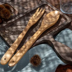 Gamme d'ustensiles de cuisine en bois d'olivier