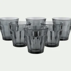 Gobelet bas en verre 25cl - gris