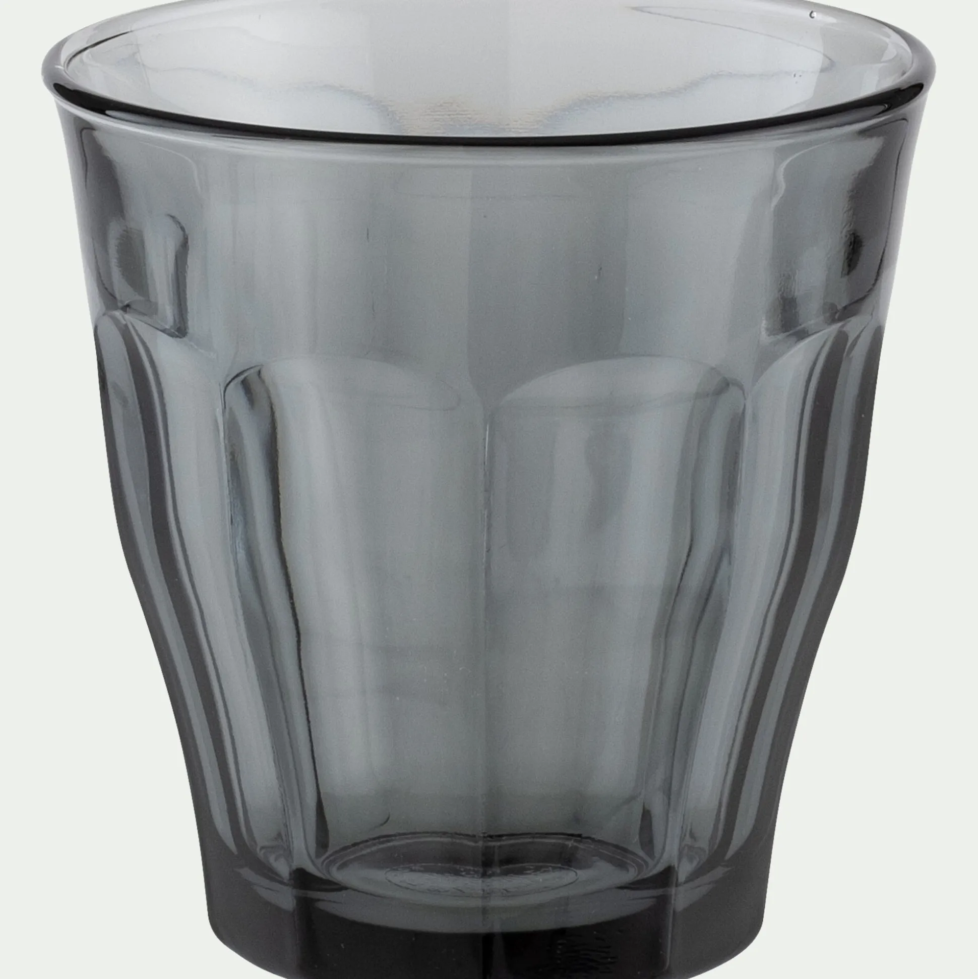 Gobelet bas en verre 25cl - gris